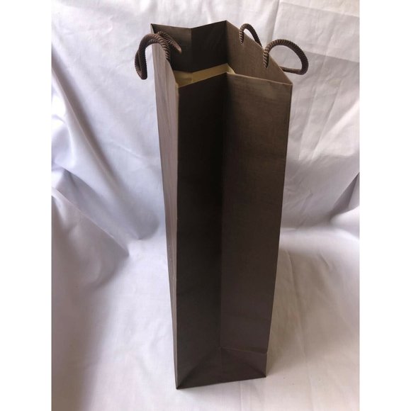 Louis Vuittons Paper Shopping Bag Brown 14" x 9.6" x 4.3" - Picture 8 of 10